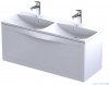 Oristo Skagen szafka z umywalką wisząca 119x50x45 biały mat OR49-SD1S-120-2/UME-AM-120-92-D